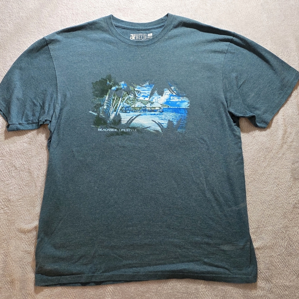Beachcomber Lifestyle Men's Blue Graphic Tee